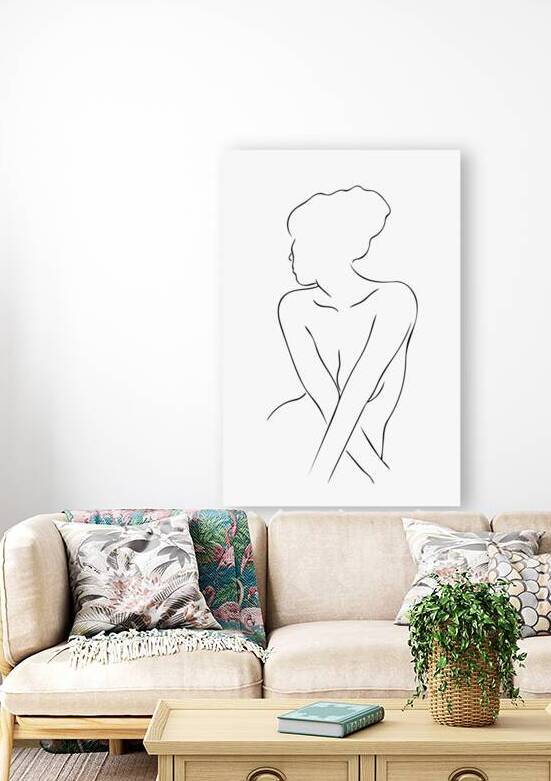 Woman Arms Crossed | Linework  by Collect Sunshine Art