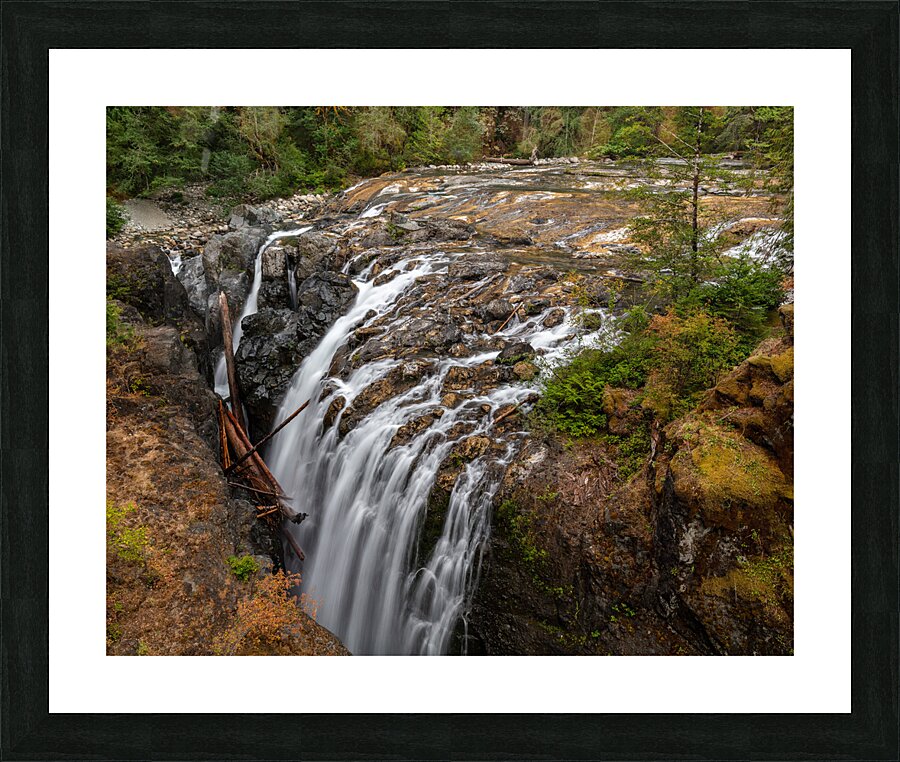 Englishman River Falls Vancouver Island 1 Picture Frame print