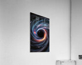 Incredible force of a supermassive black hole as it gracefully interacts with a galaxy Acrylic Print