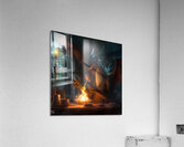 a real dragon casting a spell Acrylic Print