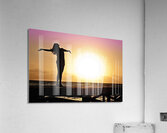 sunrise girl Acrylic Print