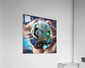cyrstal ball Acrylic Print