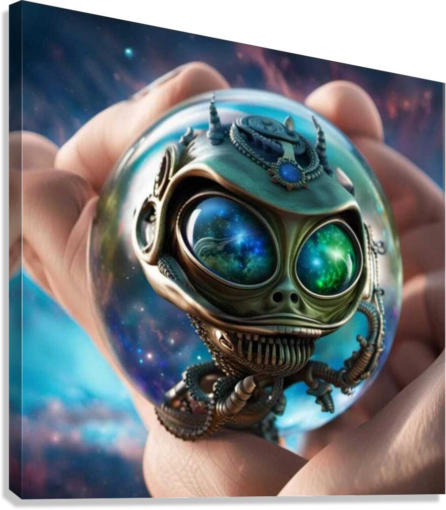 cyrstal ball Canvas Print