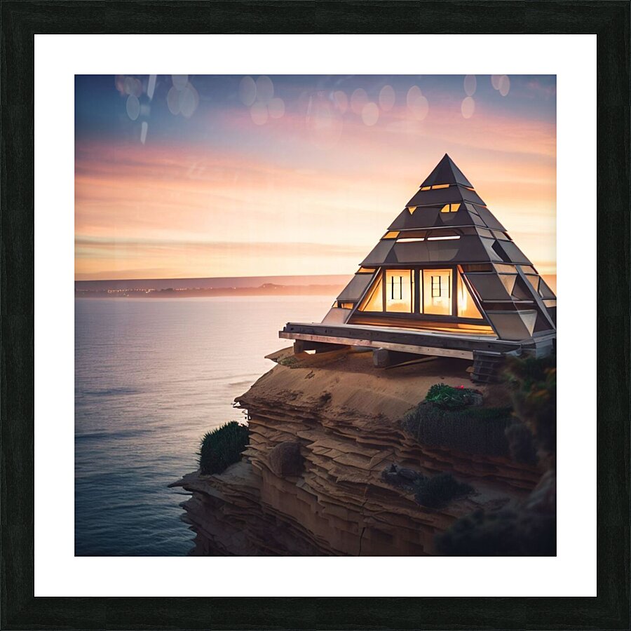 pyramid 3 Picture Frame print