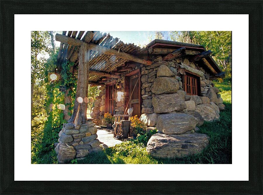 rock home Picture Frame print
