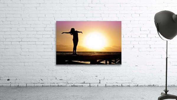 sunrise girl Wall Preview