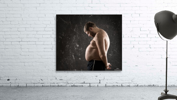 fat man profile Wall Preview