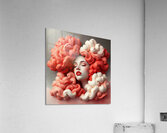 Lady In Red Acrylic Print