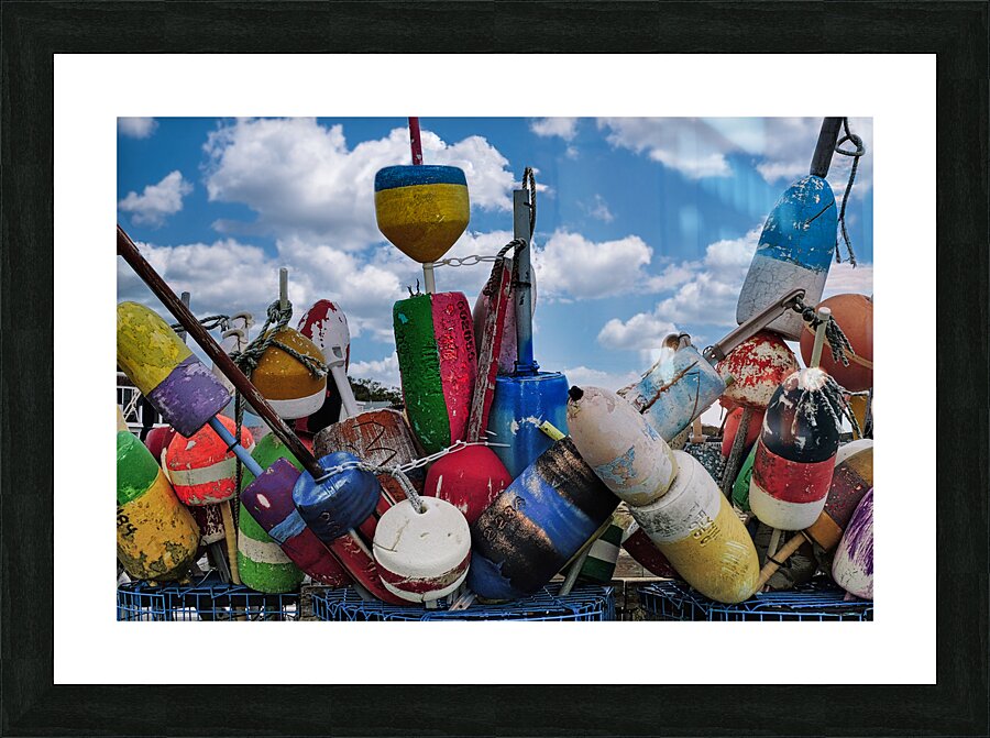 Buoys Provincetown Ma Picture Frame print