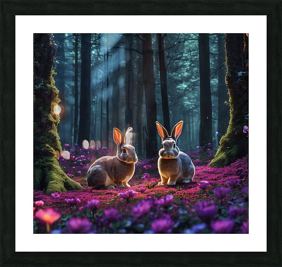 enchanted forrest Picture Frame print