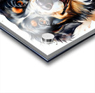 Watercolor Portrait of a Dog 1 Acrylic print