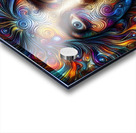 Illustration of a Face with Swirling Patterns 1 Acrylic print