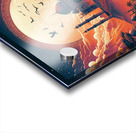 Mystical Sunset: A Majestic Palace Amidst Natures Beauty Acrylic print