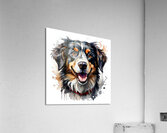 Watercolor Portrait of a Dog 1 Acrylic Print