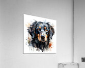 Watercolor Portrait of a Dog 4 Acrylic Print
