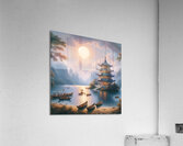 Enchanted Evening at the Mystic Pagoda Acrylic Print