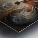 Regal Solitude in Golden Hues 2 Metal print