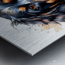 Watercolor Portrait of a Dog 4 Metal print