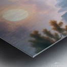 Enchanted Evening at the Mystic Pagoda Metal print