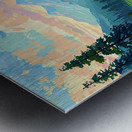 A Tranquil River’s Journey Through Nature’s Canvas 7 Metal print