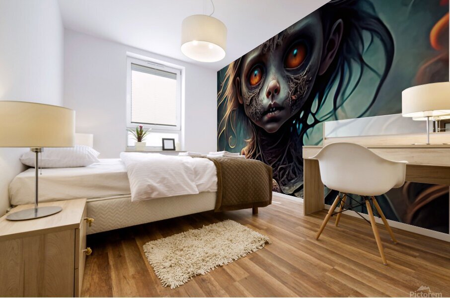 A Haunting Night 2 Mural print