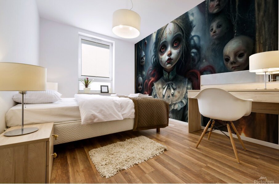 A Haunting Night 5 Mural print