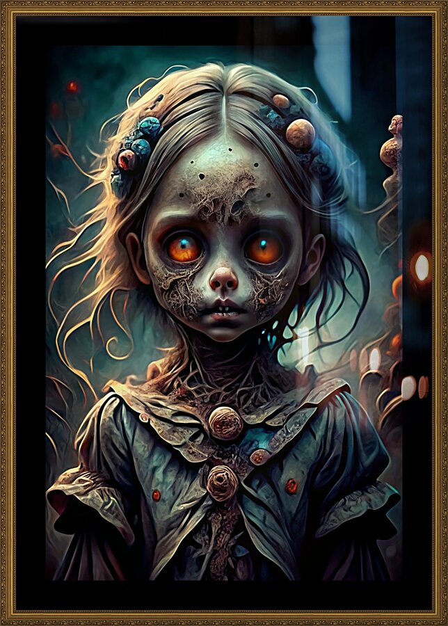 A Haunting Night 2 Picture Frame print