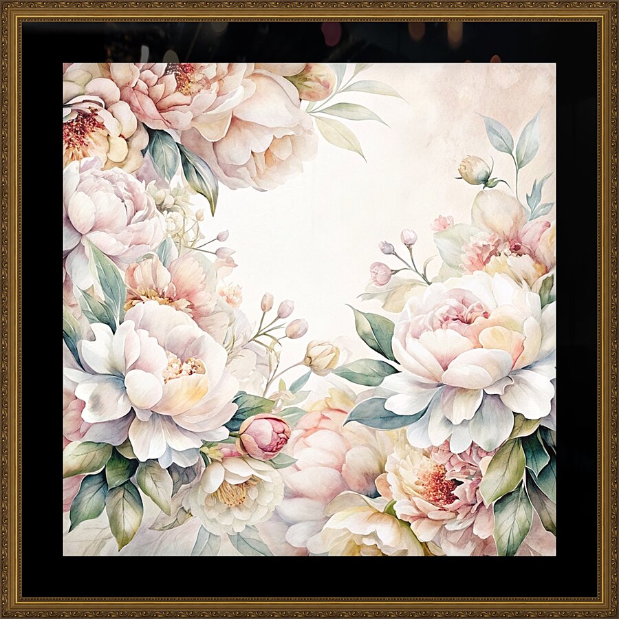 Ethereal Blooms 34 Picture Frame print