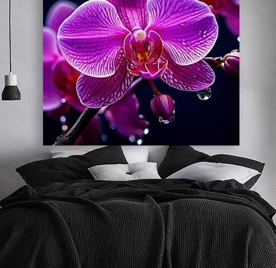 A Close-Up of a Radiant Purple Flower Blooming in the Soft Glow of Morning Light 2 by JoeJoe