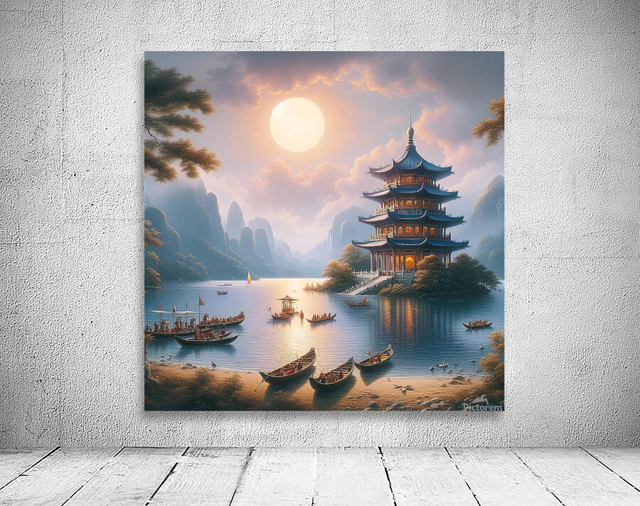 Enchanted Evening at the Mystic Pagoda Wall Preview