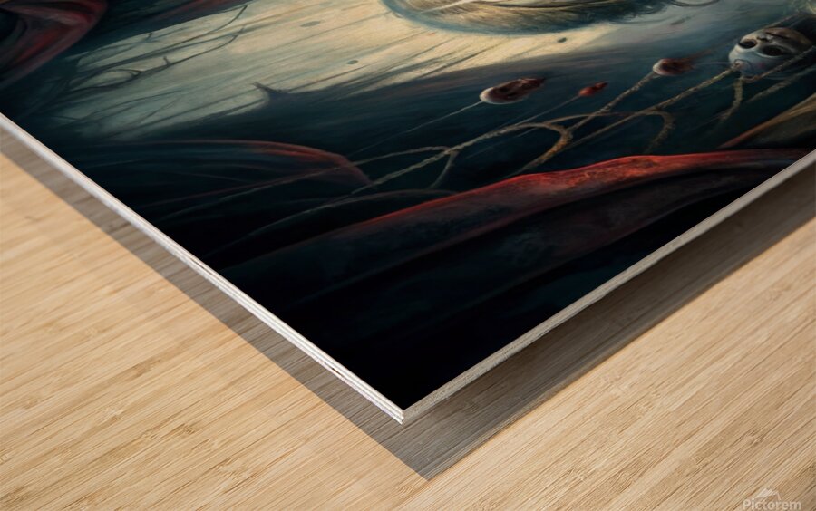 A Haunting Night 5 Wood print