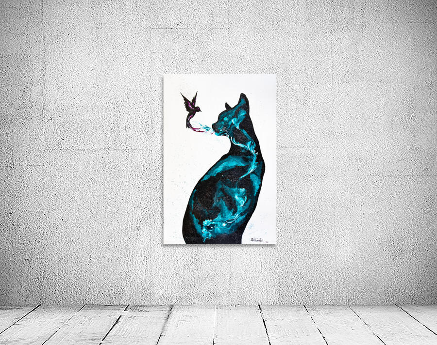 Cat & Bird Wall Preview