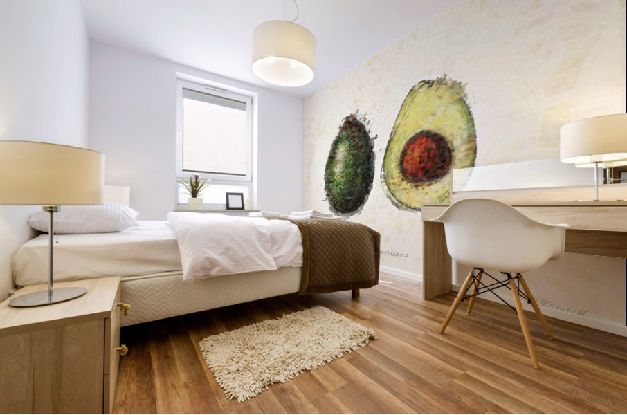 Avocado Mural print
