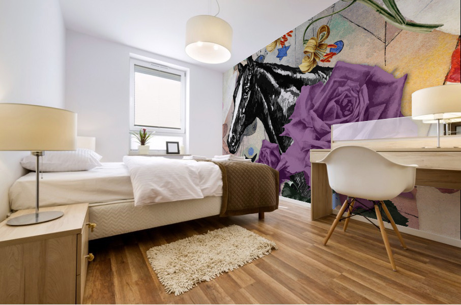 Horse Stilo   Mural print