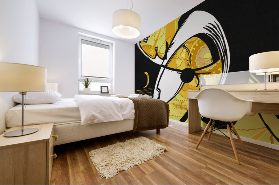 Moonlit Love Mural print