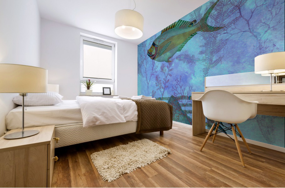 Whimsical Waters Mural print