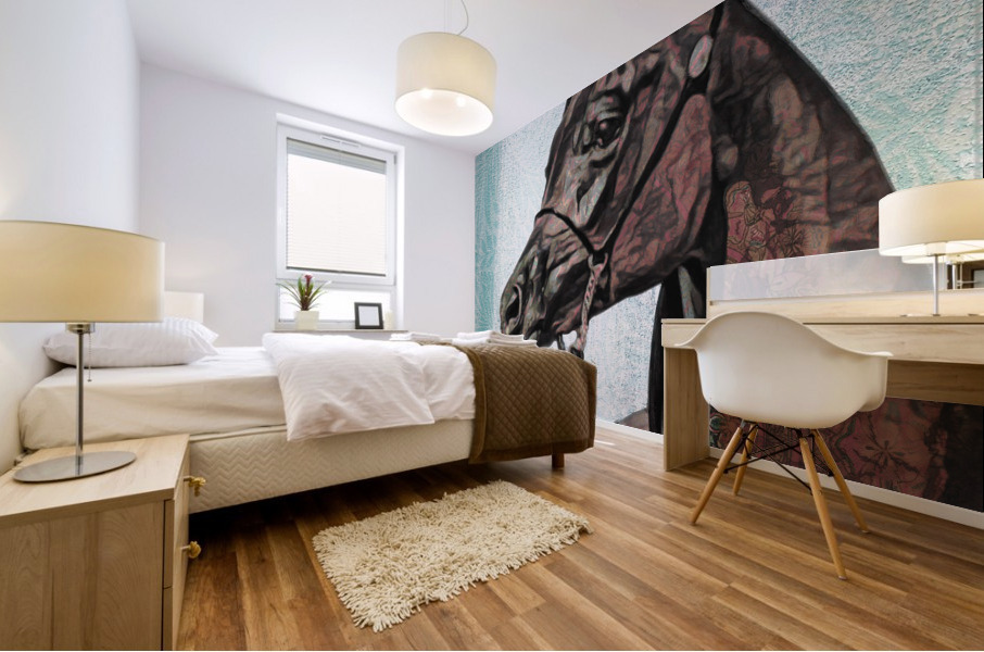 Fancy Horse Mural print