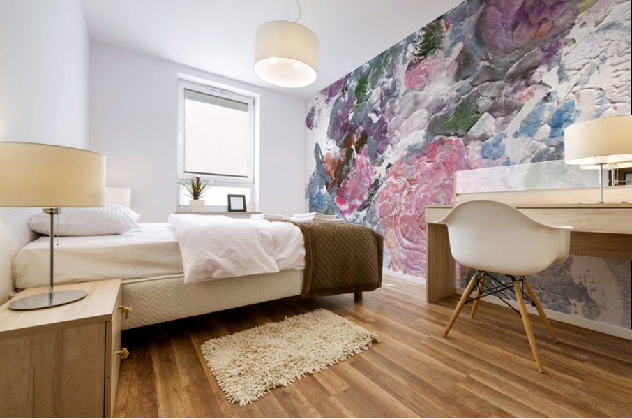 bouquet five Mural print