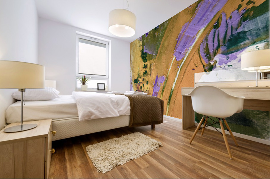 marigold bliss Mural print