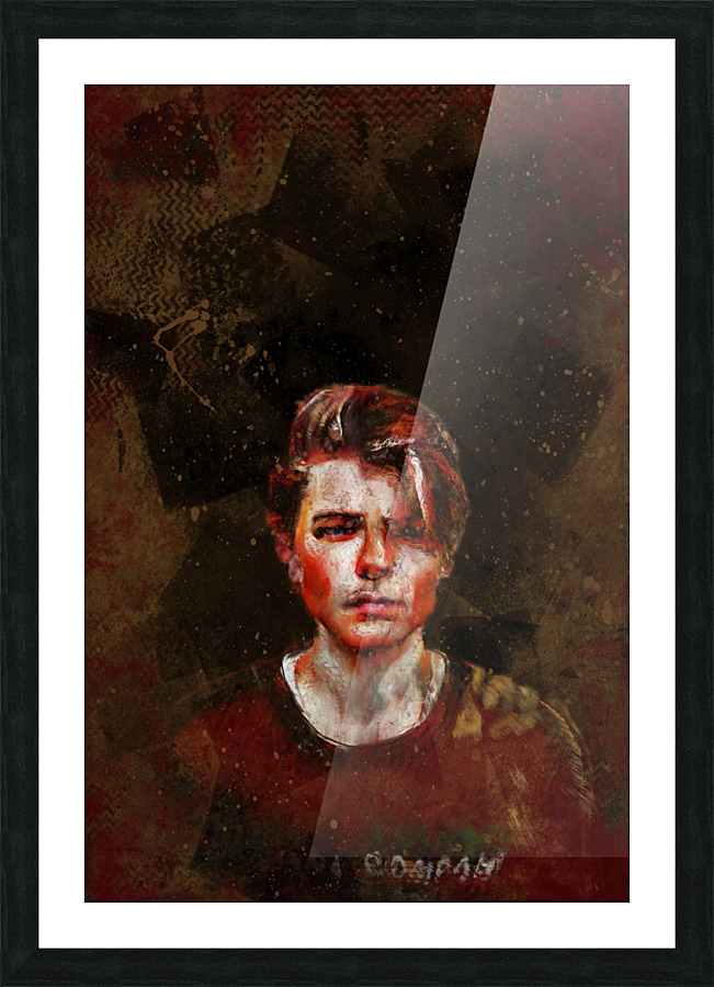Dark Gamer Picture Frame print