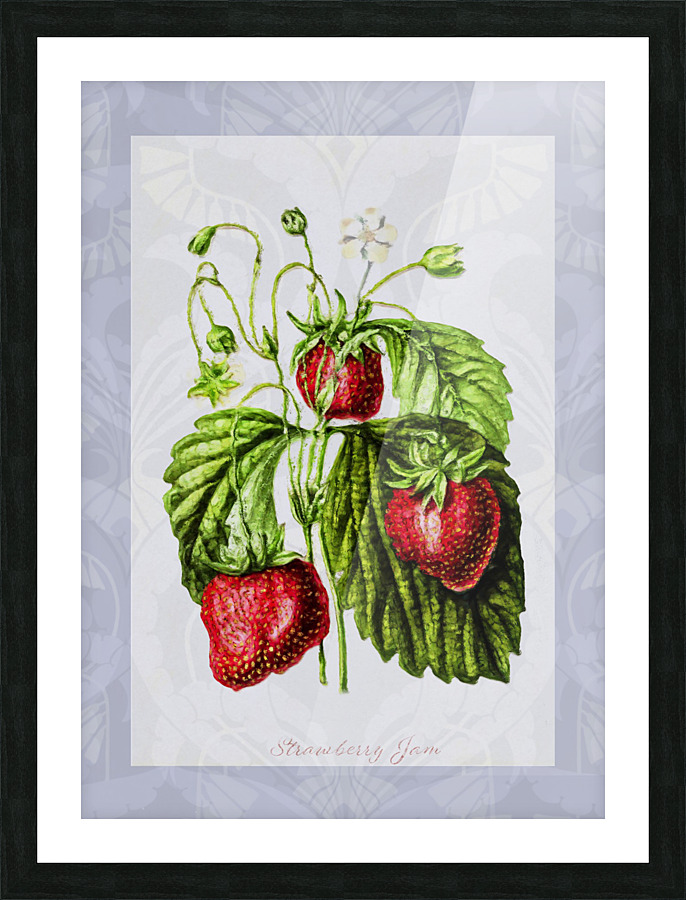Strawberry Jam Picture Frame print