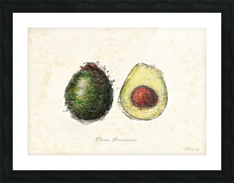 Avocado Picture Frame print