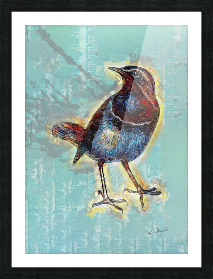 Pretty Bird Picture Frame print
