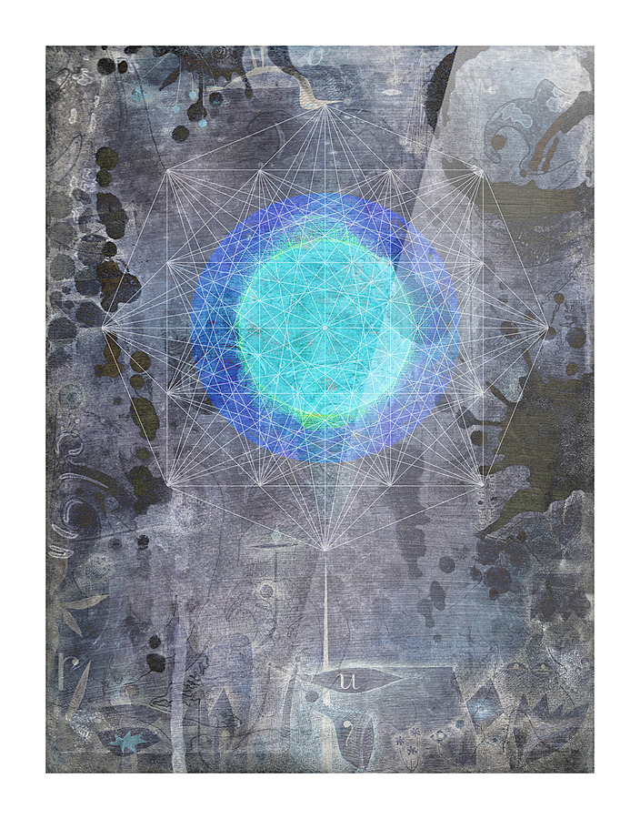 Abstract Mercury Picture Frame print