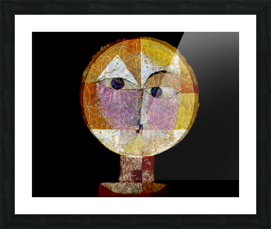 Big Head III Picture Frame print