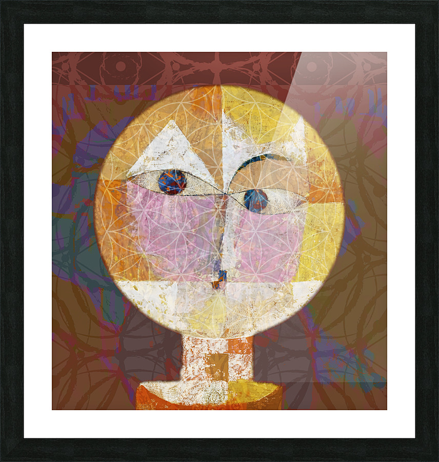 Big Head I Picture Frame print