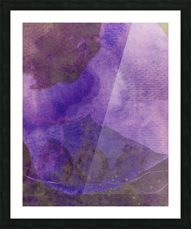Abstract Purple 2 Picture Frame print