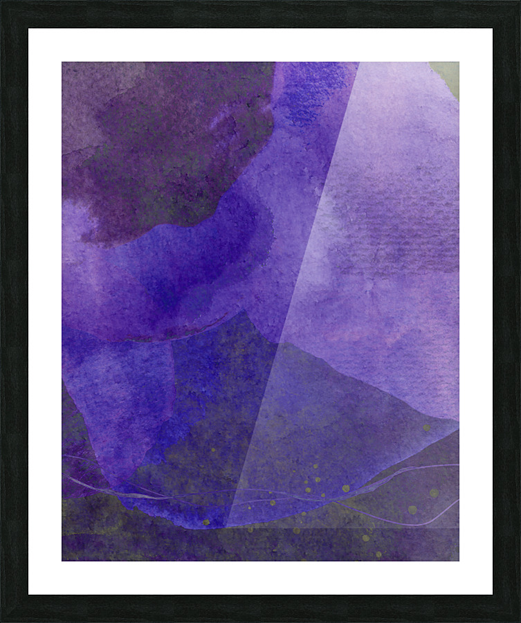 Abstract Purple Picture Frame print