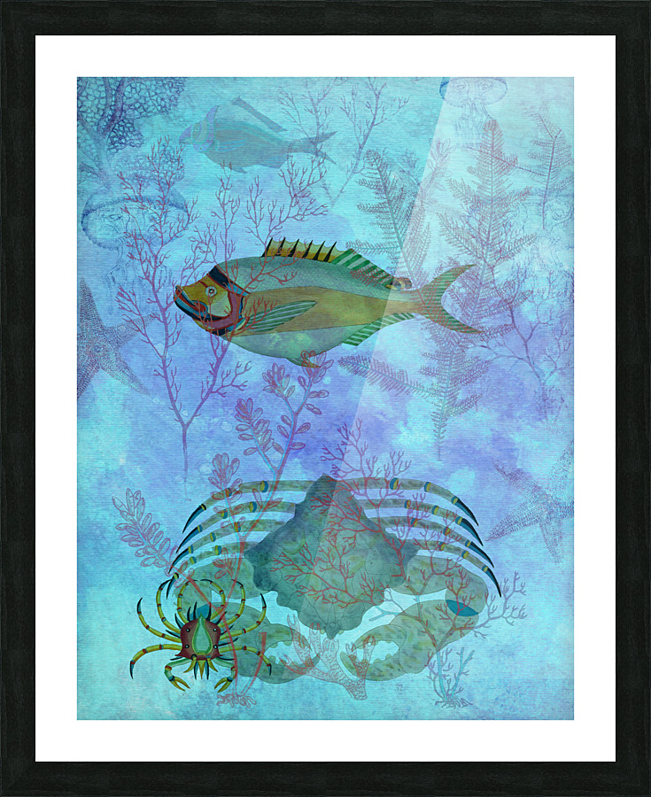 Whimsical Waters Picture Frame print
