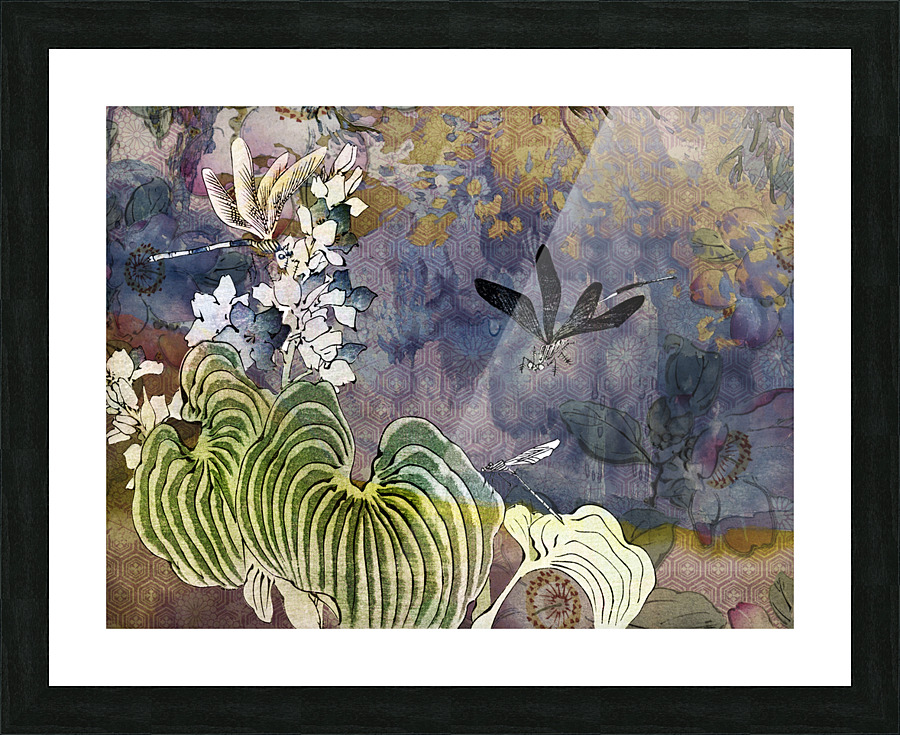 Dragonflies Picture Frame print